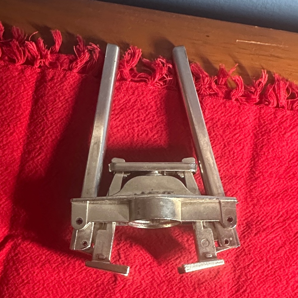 Silver Metal Jet Bottle Capper by Oregon Spec Co